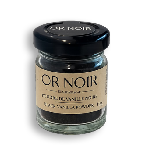 Poudre de vanille noire Or Noir de Madagascar en pot
