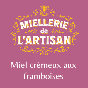 Logo Miel de l'Artisan : Miel crémeux aux framboises